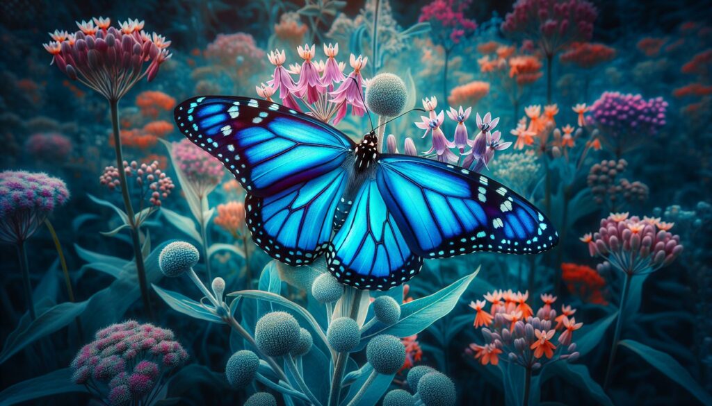 blue:2kkjnajjybe= monarch butterfly